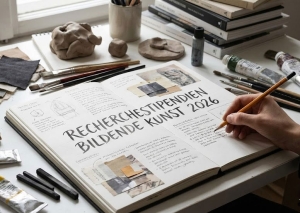 Recherchestipendien Bildende Kunst 2026 ausgeschrieben