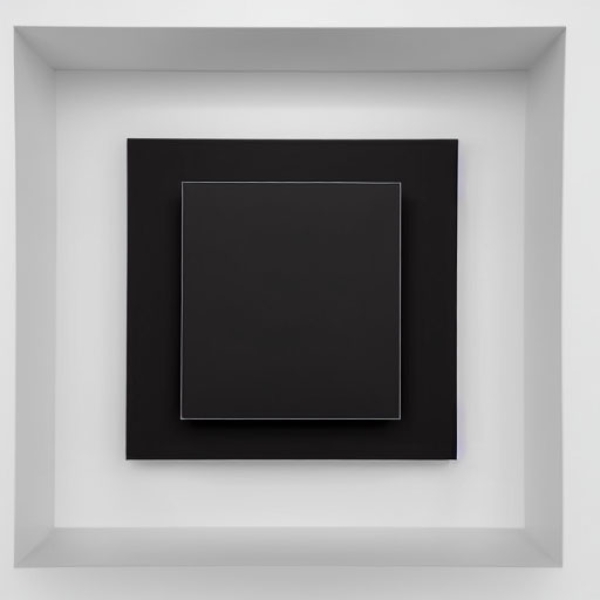 Künstlichen Intelligenz - A black square in the white cube - Variationen einer KI