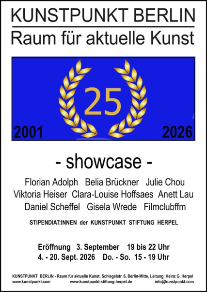 25 Jahre KUNSTPUNKT  BERLIN  -  Raum für aktuelle Kunst